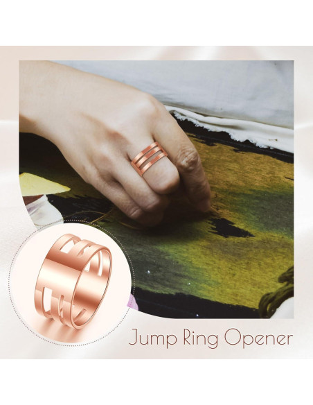 Hicarer 2 Piezas Abridores de Anillos de Salto Acero Inoxidable