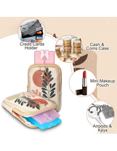 Funda de Cuero Boho para Desinfectante de Manos 30 ml - 5 Pcs 2