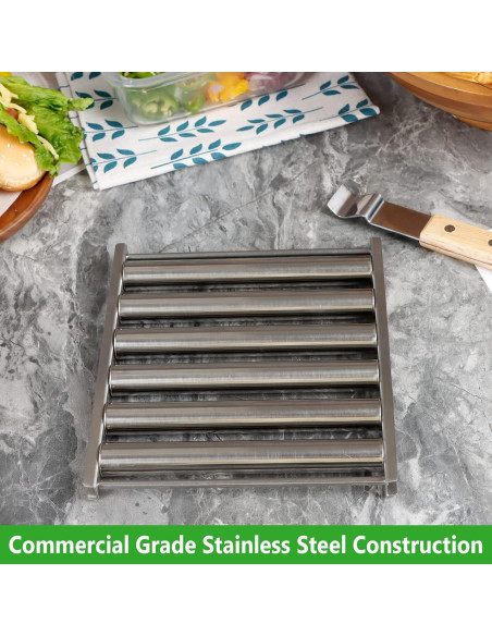 Rodillo de Hot Dog KAYCROWN Acero Inoxidable 5 Salchichas