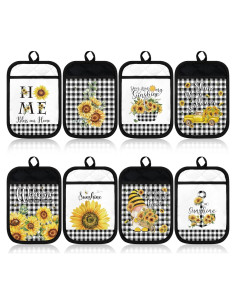 8 Almohadillas Térmicas Bencailor Girasol 18x23 cm Resistentes