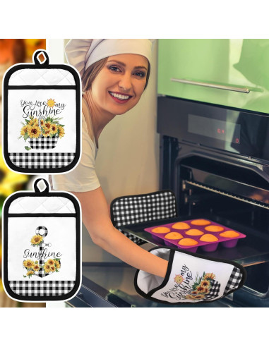 8 Almohadillas Térmicas Bencailor Girasol 18x23 cm Resistentes