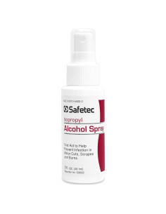 Spray de Alcohol Isopropílico Safetec 60ml - Paquete de 6