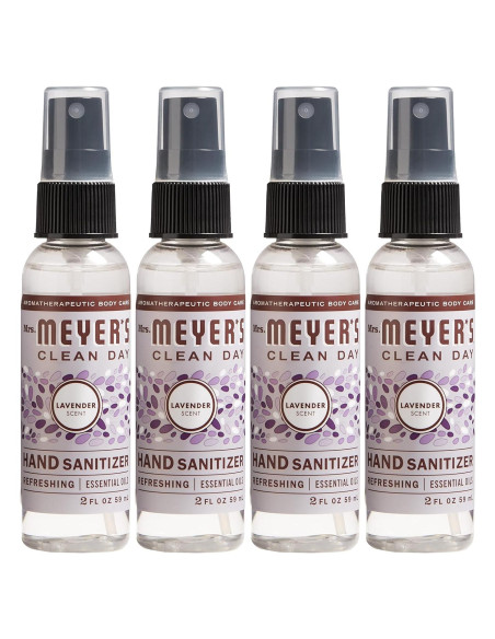 Desinfectante de Manos Mrs. Meyer's Lavanda 59 ml - Paquete de 4