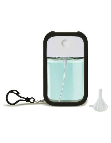Mini Botella Rellenable Zuhose 30ml con Funda Silicona Negra