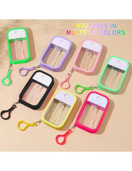 Mini Botella Rellenable Zuhose 30ml con Funda Silicona Negra Mini Botella Rellenable Zuhose 30ml con Funda Silicona Negra