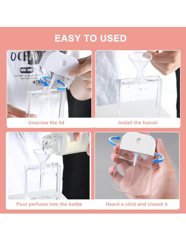 Mini Botella Rellenable Zuhose 30ml con Funda Silicona Negra