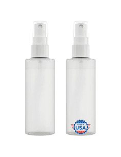 Botella Spray Neblina Fina JND 4 Oz Recargable 2 Pack