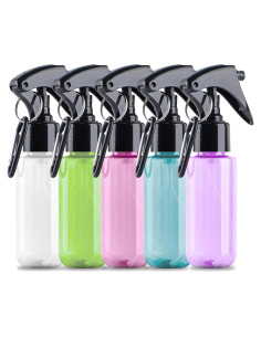 Botella de Spray Mini 50ml TANSHINE 5pcs Colorida Portátil