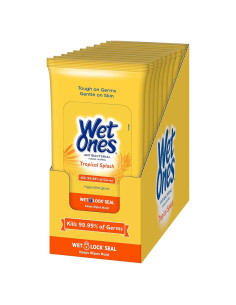 Toallitas Antibacteriales Wet Ones Tropical Splash 20 Unidades
