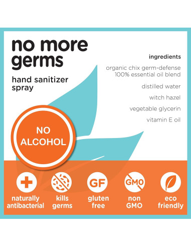 Desinfectante de Manos Sin Alcohol Organic Chix 473ml Ecológico