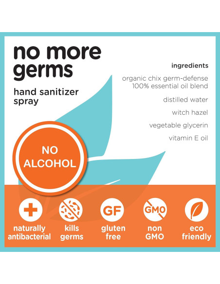 Desinfectante de Manos Sin Alcohol Organic Chix 473ml Ecológico