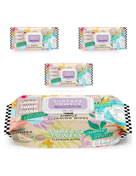Toallitas de Limpieza Multiusos Juniper Clean 100 Unidades