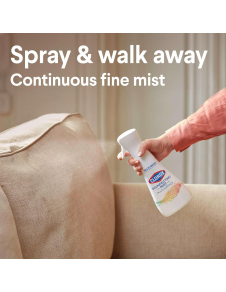 Clorox Mist Desinfectante 3 en 1 Limón y Flor de Naranja 0.47 L