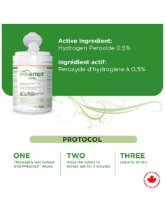Toallitas Desinfectantes Preempt 160 Unidades Grado Hospitalario 2