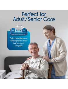 Toallitas Húmedas para Adultos Inspire, 20x30 cm, Paquete de 400 2