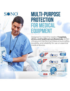 Toallitas Desinfectantes Ultrasónicas SONO - 600 Unidades 2