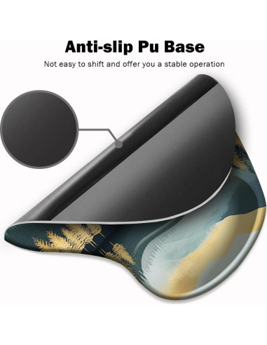 Alfombrilla de Ratón Ergonómica DOOKE con Reposamuñecas