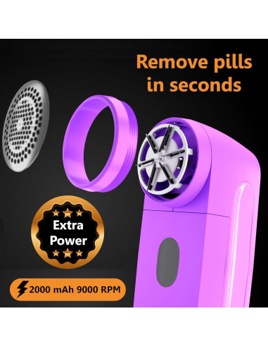 Afeitadora de Tela Pionix FB1618 Recargable 2000mAh