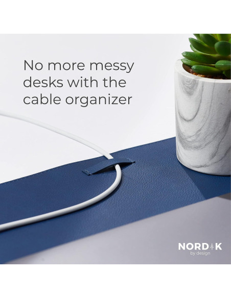 Alfombrilla de Escritorio Cuero Vegano Nordik 89x43cm Azul Medianoche Alfombrilla de Escritorio Cuero Vegano Nordik 89x43cm Azul Medianoche