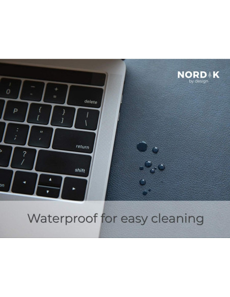 Alfombrilla de Escritorio Cuero Vegano Nordik 89x43cm Azul Medianoche Alfombrilla de Escritorio Cuero Vegano Nordik 89x43cm Azul Medianoche