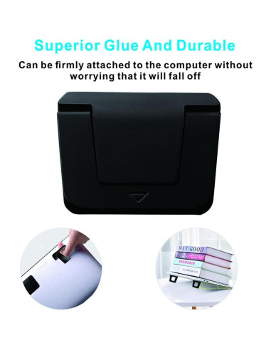 Soporte de Laptop Ergonómico Plegable BenJue Negro 10-17"