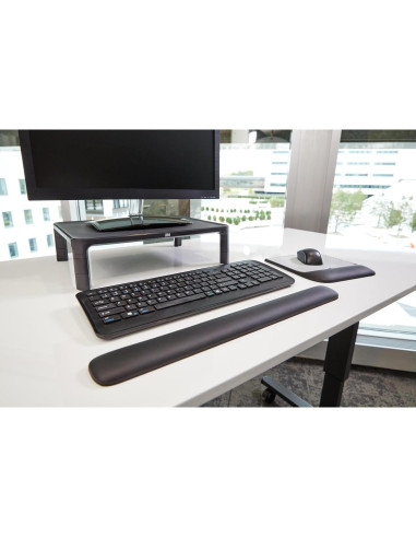 Reposa Muñecas de Gel 3M WR85B Ergonómico 48.3 cm Negro