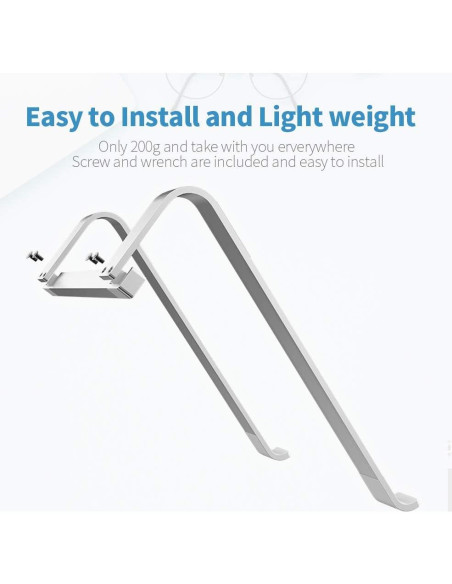 Soporte Ergonómico para Laptop LENRUE Plata 12-16.2"
