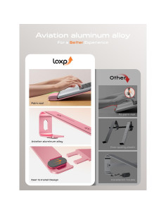 Soporte Ergonómico para Laptop LOXP NH-04 con Reposamuñecas 2