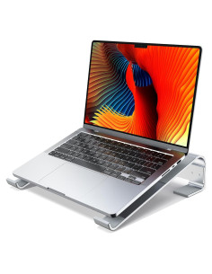 Soporte Ergonómico para Laptop MOKURU Plata 10-17.3''