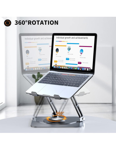 Soporte para Laptop JOYEKY Ajustable 360 Plegable 10-16"