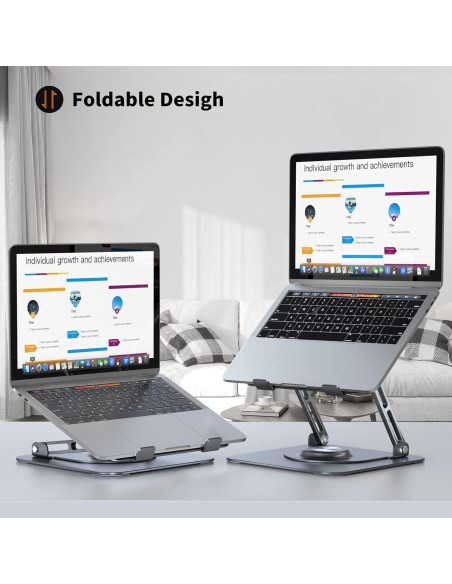 Soporte para Laptop JOYEKY Ajustable 360 Plegable 10-16"
