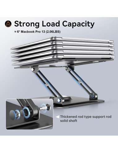 Soporte para Laptop JOYEKY Ajustable 360 Plegable 10-16"