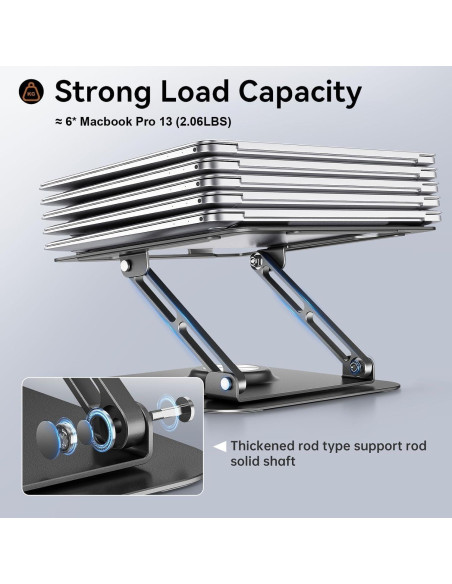 Soporte para Laptop JOYEKY Ajustable 360 Plegable 10-16"
