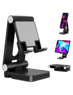 Soporte Plegable para Teléfono Móvil Fanlory Negro - Ajustable