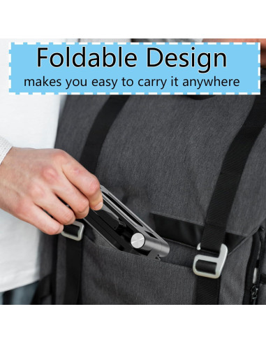 Soporte Plegable para Teléfono Móvil Fanlory Negro - Ajustable