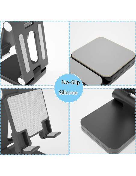 Soporte Plegable para Teléfono Móvil Fanlory Negro - Ajustable