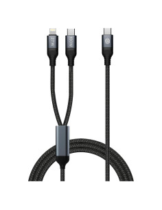 Cable Nillkin 2-en-1 USB C y Lightning 1.5m Carga Rápida
