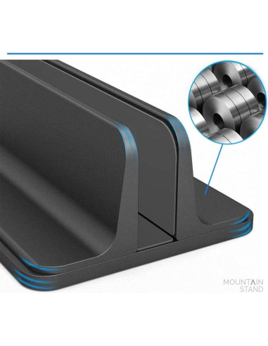 Soporte Ajustable para Laptop POANW hasta 43.9 cm Negro