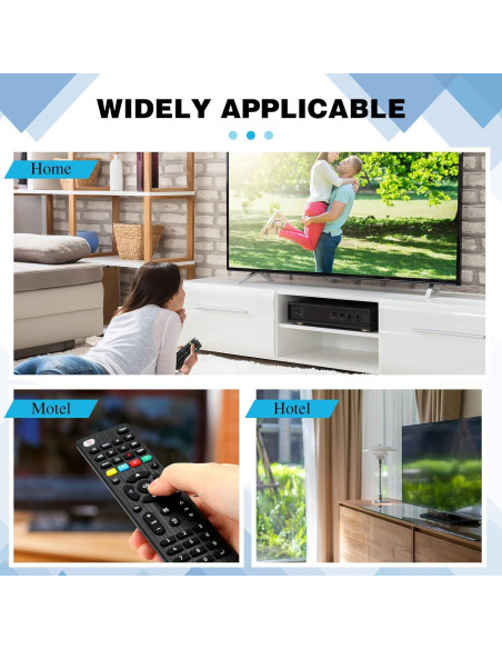Paquete de 10 Controles Remotos Universales Saysurey para TV