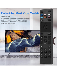 Paquete de 2 Controles Remotos Universales Vizio XRT136 2