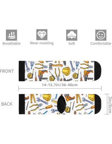 Calcetines Divertidos de Pato Worltoldb Talla Única Color Negro y Blanco