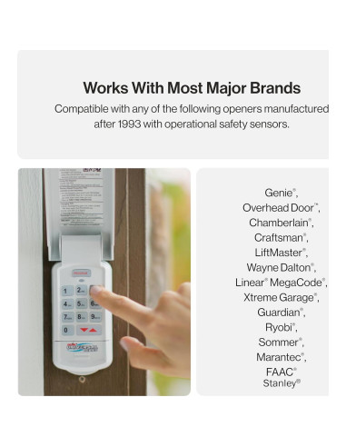 Teclado Inalámbrico Universal Genie GUK-R para Garaje