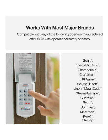 Teclado Inalámbrico Universal Genie GUK-R para Garaje