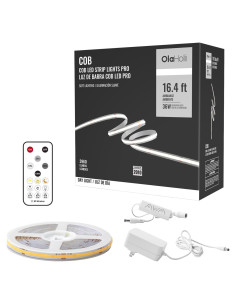 Tira de Led COB 5m Olaholii 6500K Regulable Luz Blanca