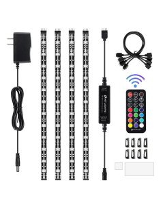 Kit Tiras de LED RGB HitLights 121.92 cm Impermeables con Control Remoto