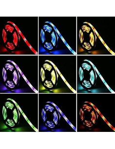 Tira LED RGB 2m WILLIW con Control Remoto 24 Teclas 2