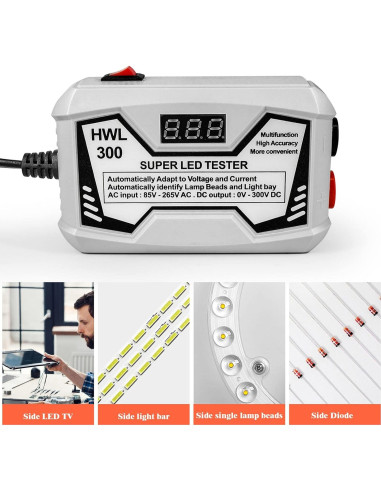 Probador de Retroiluminación LED Hilitand 85-265V Pantalla Digital