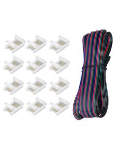 Cable de extensión LED RGB 4 pines Rifachua 5m 22 AWG