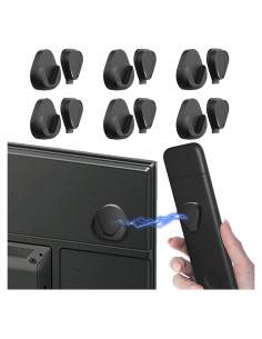 Soporte Magnético JUMEIHUI para Control Remoto 6 Piezas Negro