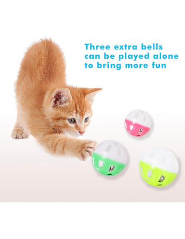 Juguete Interactivo para Gatos UPSKY 3 Niveles Azul